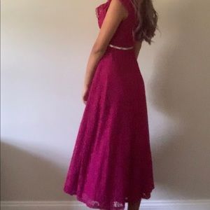Magenta Cocktail Dress